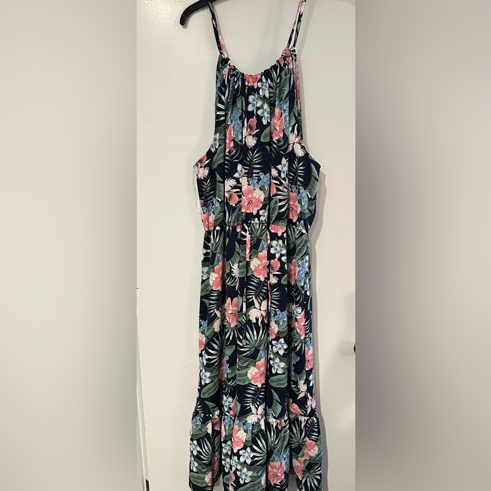 Brand New Tropical Halter Dress